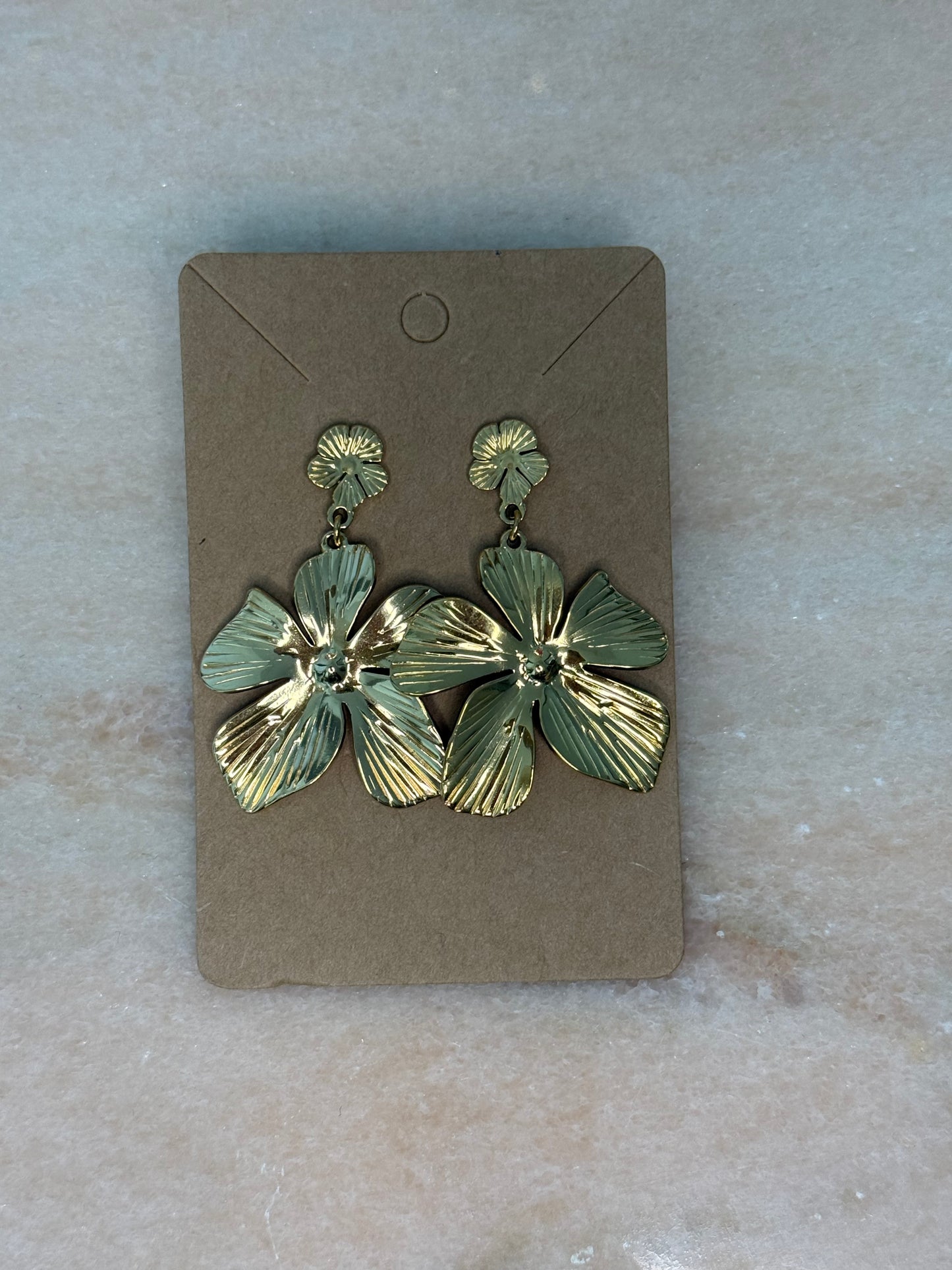 Boucles d’oreilles Fleurs