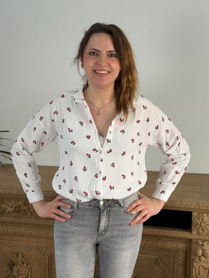 Chemise cerise