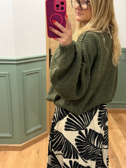 Gilet en maille oversize