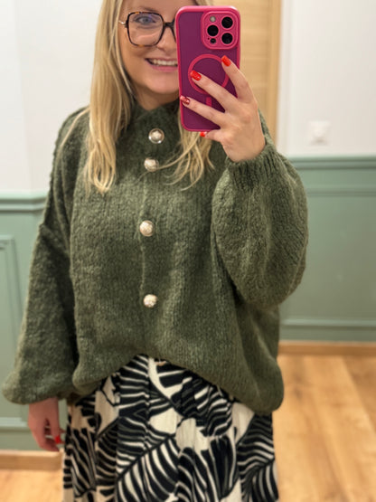 Gilet en maille oversize