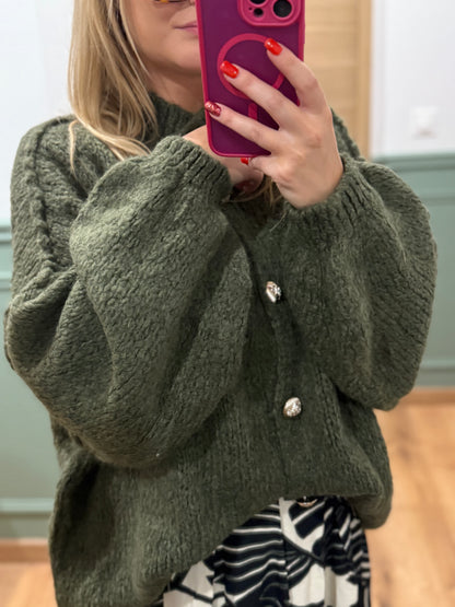 Gilet en maille oversize