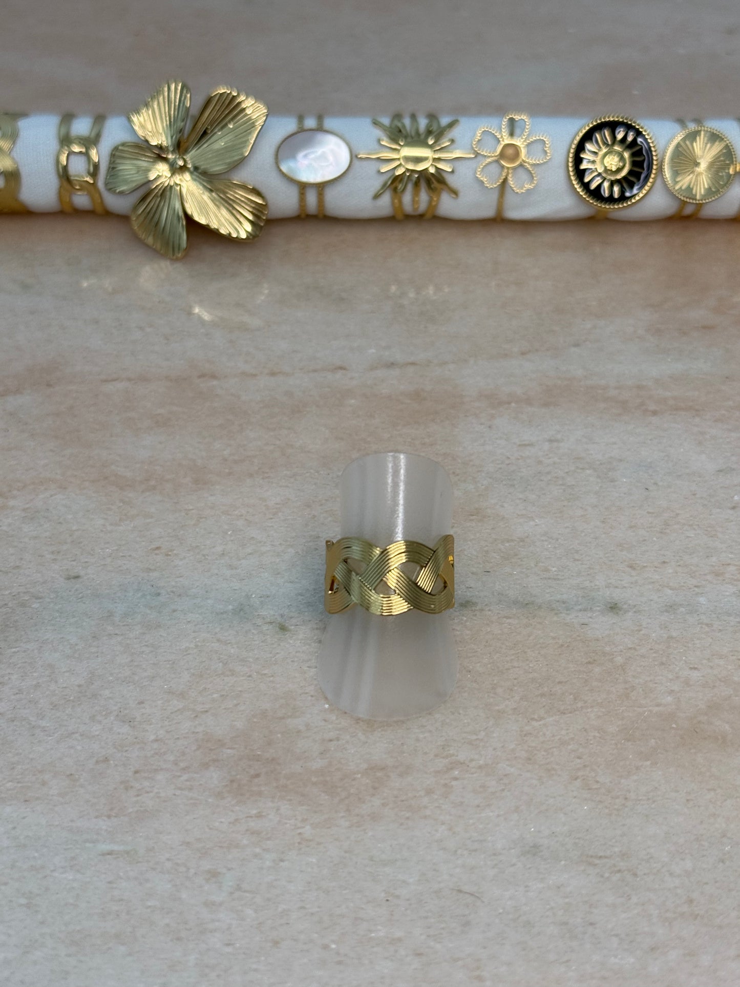 Bague maillons