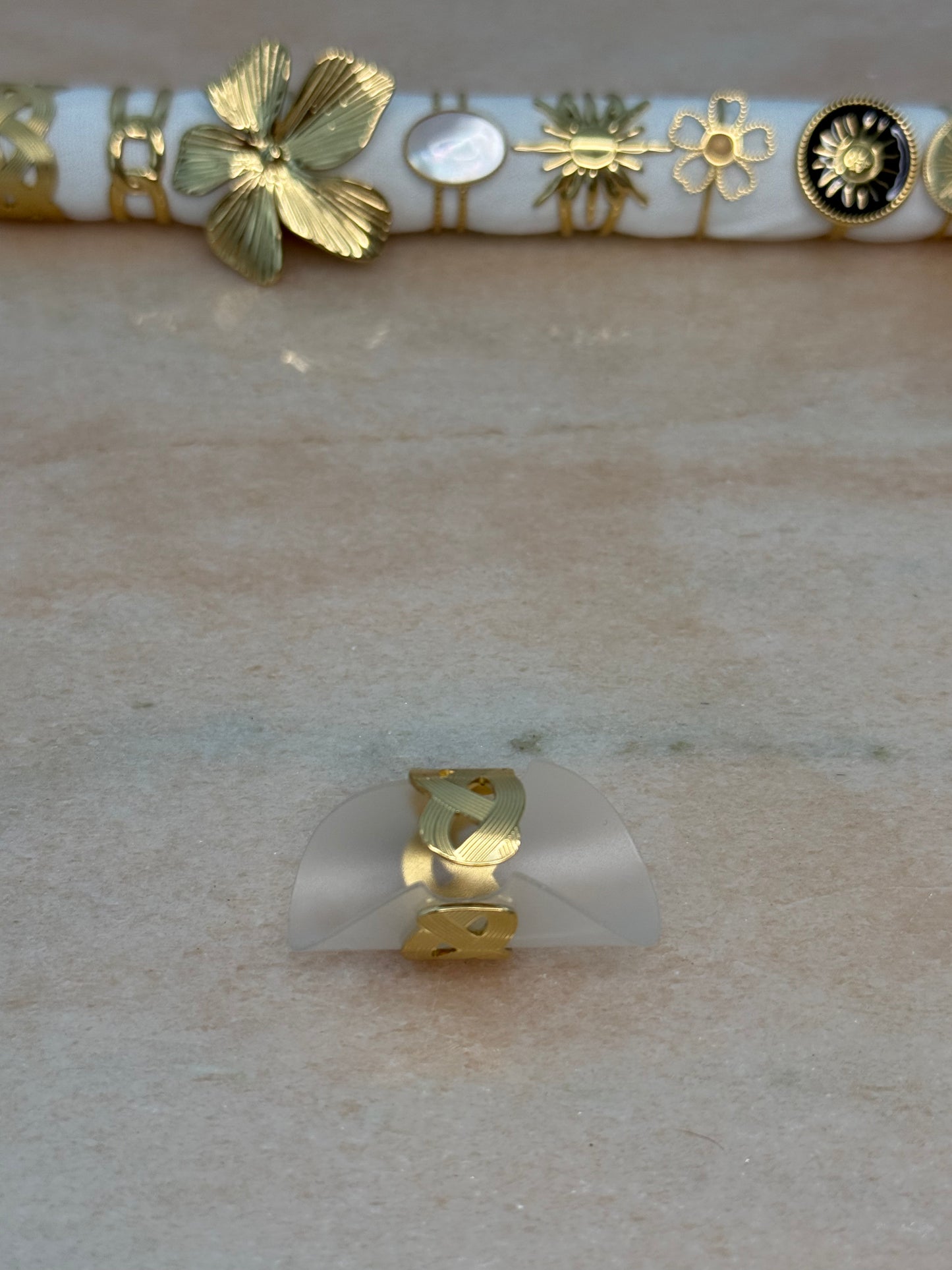 Bague maillons